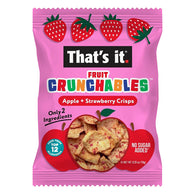THAT'S IT APPLE &amp; STRAWBERRY CRISPS FRUIT CRUNCHABLES 0.35 OZ BAG