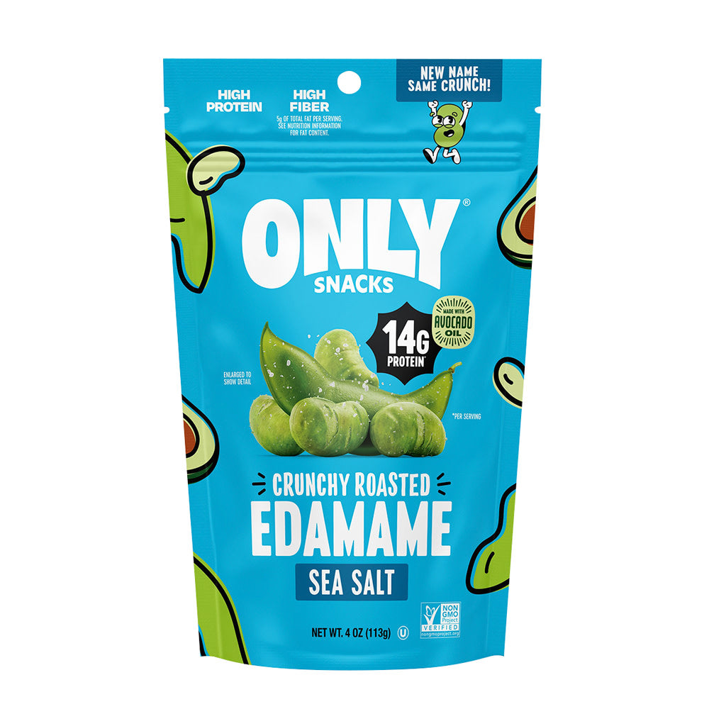 THE ONLY BEAN - EDAMAME - SEA SALT - 4OZ