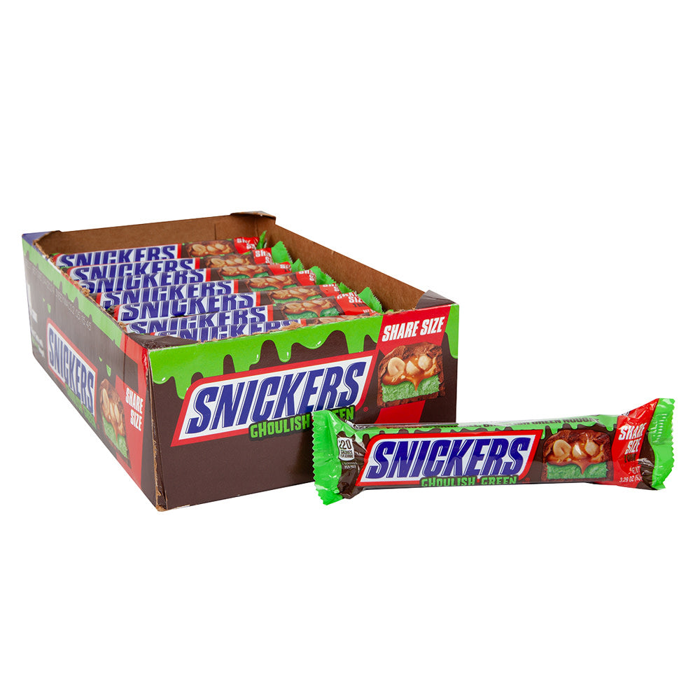 Snickers Ghoulish Green Share Size - 24ct