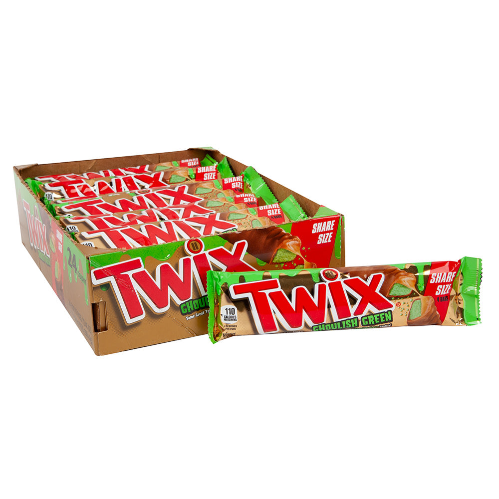 Twix Ghoulish Green Share Size - 24ct