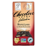 CHOCOLOVE - BAR - MARZIPAN DARK CHOCOLATE - 3.2OZ