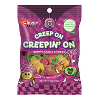 Creep On Creepin' On Gummy Spiders Peg Bags - 12ct