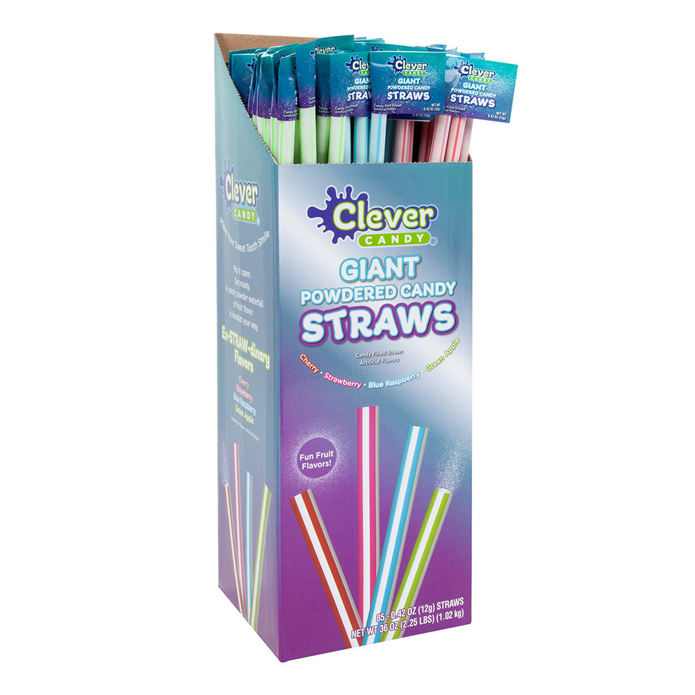 Assorted Giant Powdered Candy Straws - 85ct – CandyStore.com