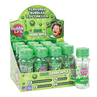 Bubblelick Sour Green Apple Flavored Bubbles Bottles - 12ct