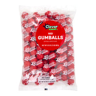 Cherry Red Gumballs 2lb Bags - 12ct