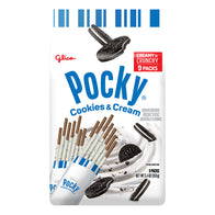 POCKY - FAMILY PACK COOKIES CREAM(9CT) - 5.4OZ
