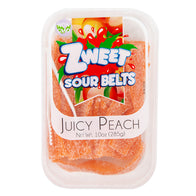 Zweet Peach Sour Belts Tubs - 6ct