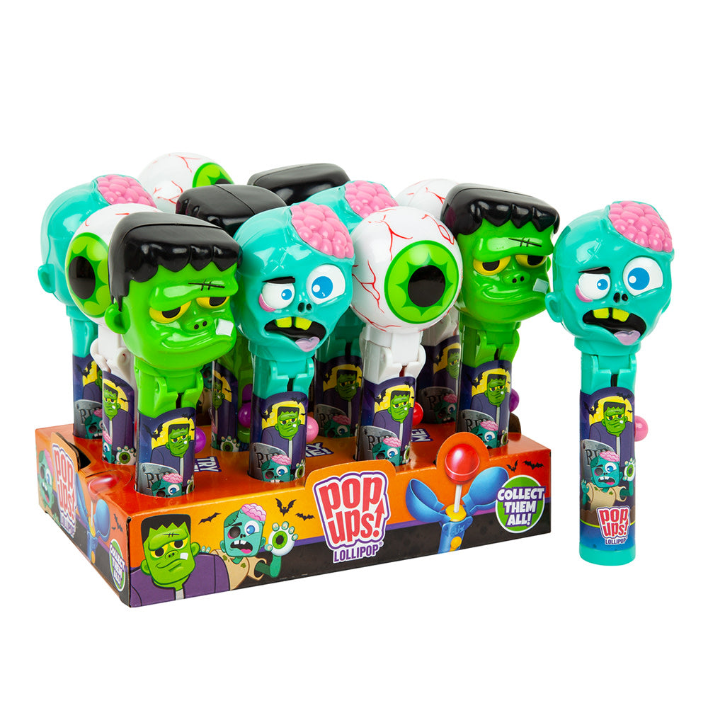Pop Ups Monster Mix Lollipop Holders - 24ct