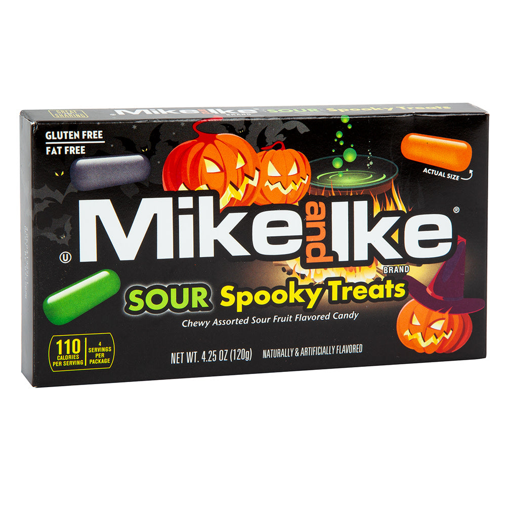 Mike & Ike Sour Spooky Treats Theater Box - 12ct