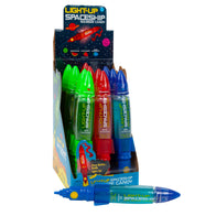 Light Up Spaceship Squeeze Liquid Candy - 12ct