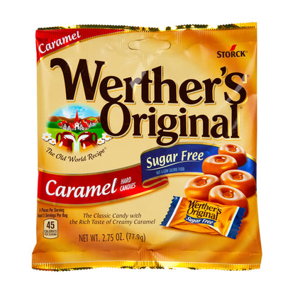 Werther's Original Sugar Free - 12ct Peg Bags