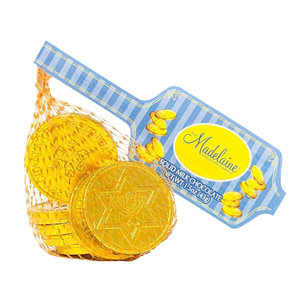 Chanukah Gelt Chocolate Coins - 24ct