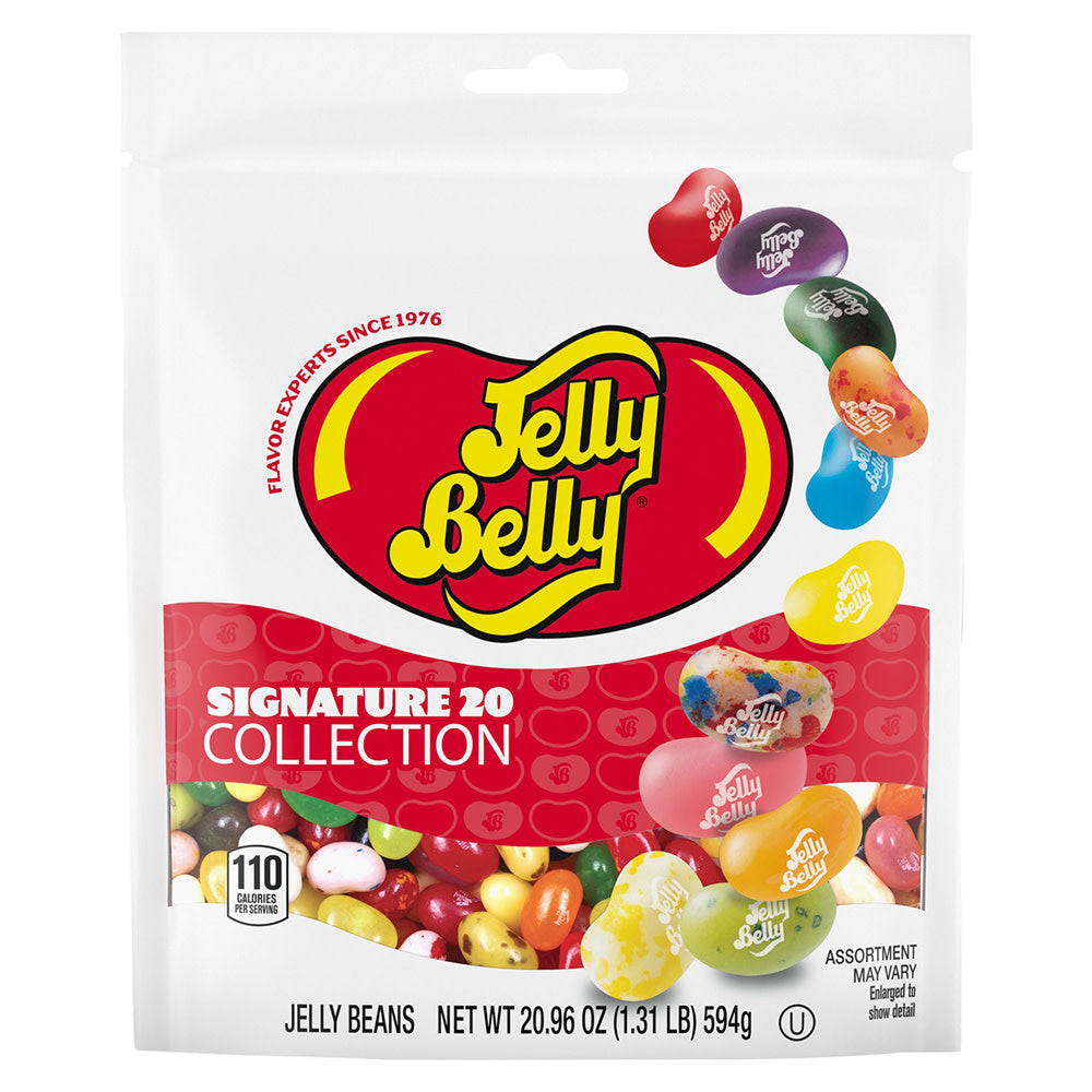 JELLY BELLY SIGNATURE 20 COLLECTION 1.31 LB POUCH PK12