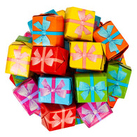 Madelaine Everyday Foiled Milk Chocolate Presents - 10lb Bulk