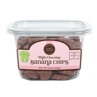 Milk Chocolate Banana Chips Nancy Adams - 12ct Tubs
