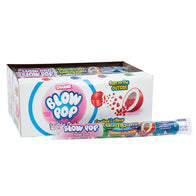 Blow Pop Inside Outs Gumballs Filled with Crushed Lollipops Tubes - 24ct