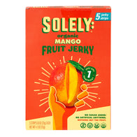 SOLELY ORGANIC MANGO FRUIT JERKY 5 COUNT 4.1 OZ