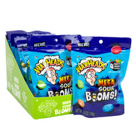 Warheads Mega Sour Booms! Chews Peg Bags - 8ct