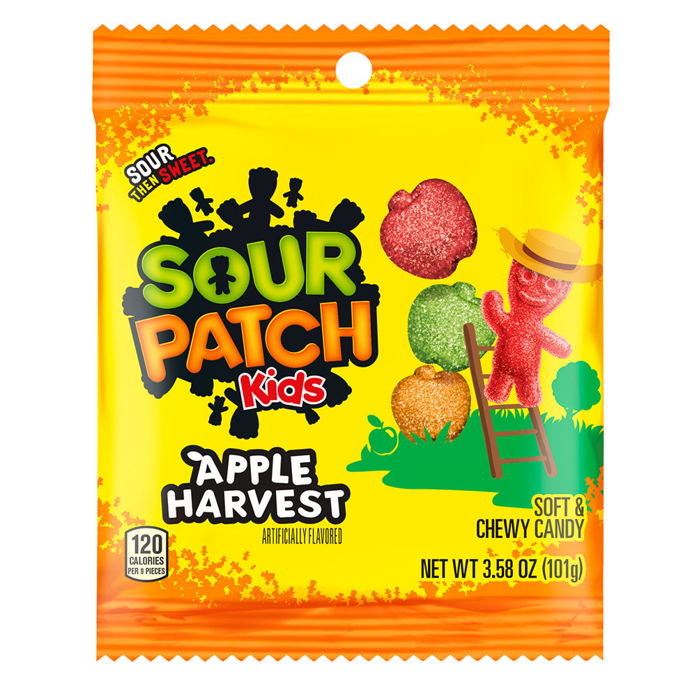 Sour Patch Kids Apple Harvest Mix Peg Bags - 12ct