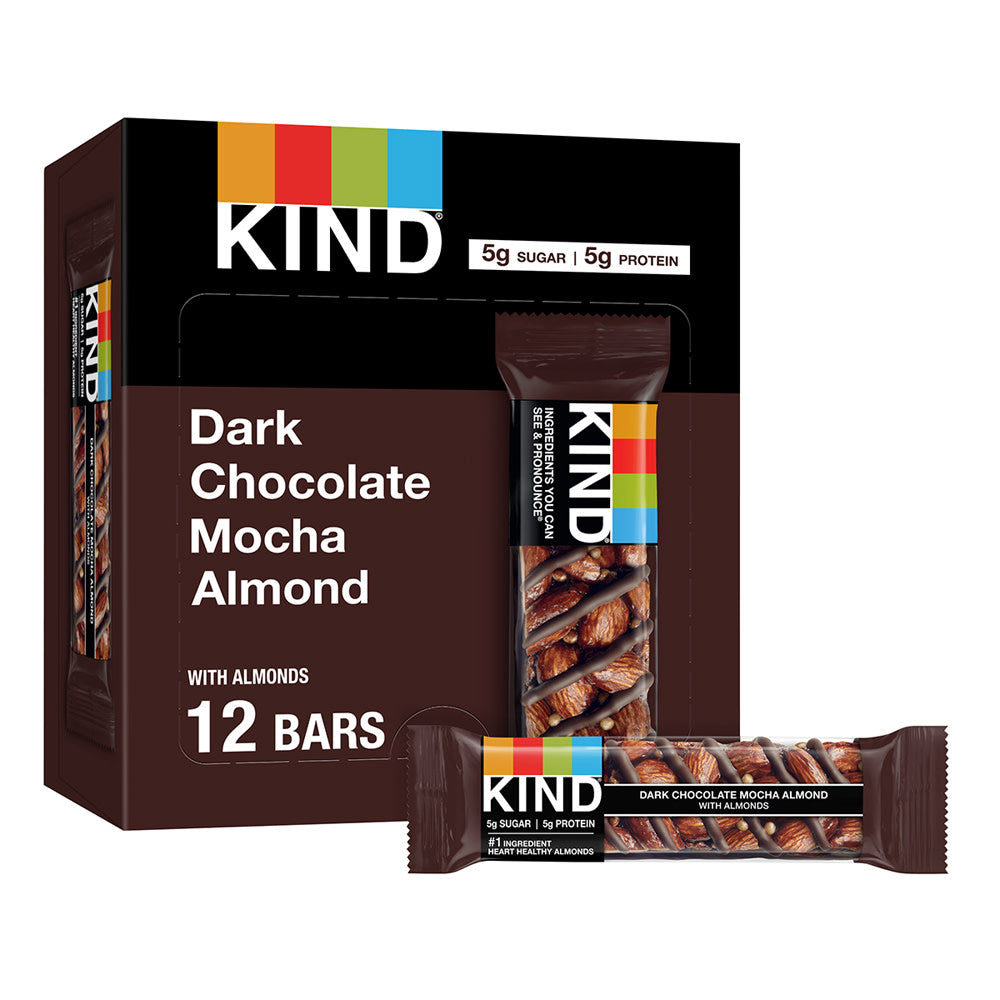KIND DARK CHOCOLATE MOCHA ALMOND 1.4 OZ BAR