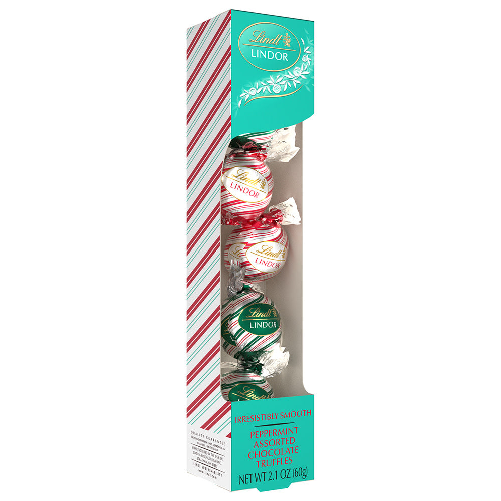 Lindt Lindor Peppermint Duo Truffles - 20ct