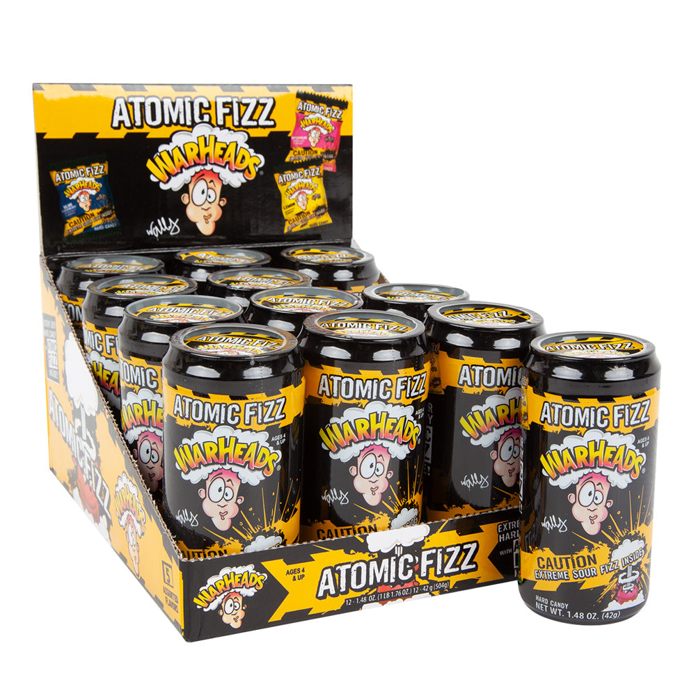 Warheads Atomic Fizz Hard Candy - 12ct