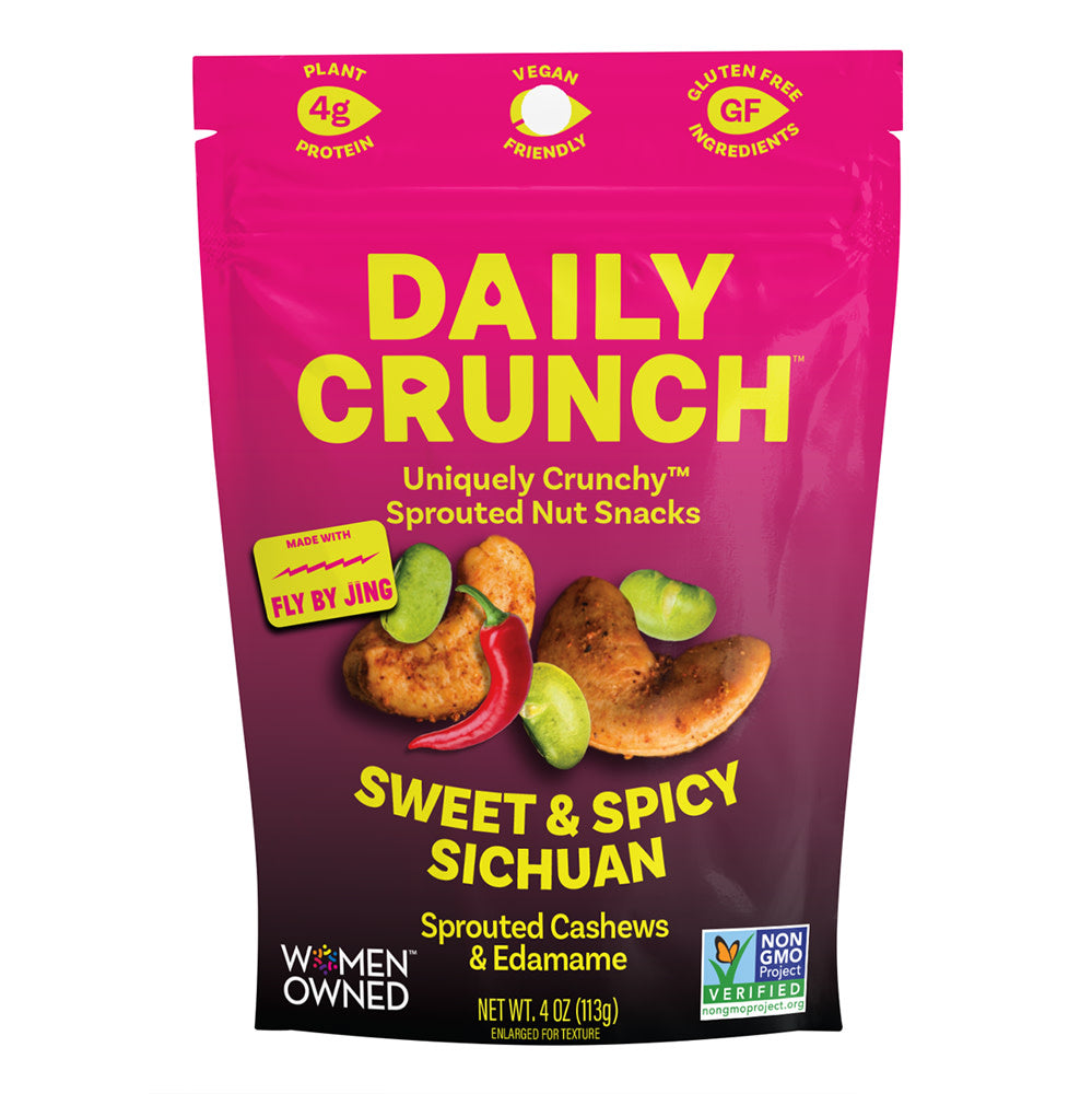 DAILY CRUNCH SWEET SPICY CASHEWS 4 OZ BAG