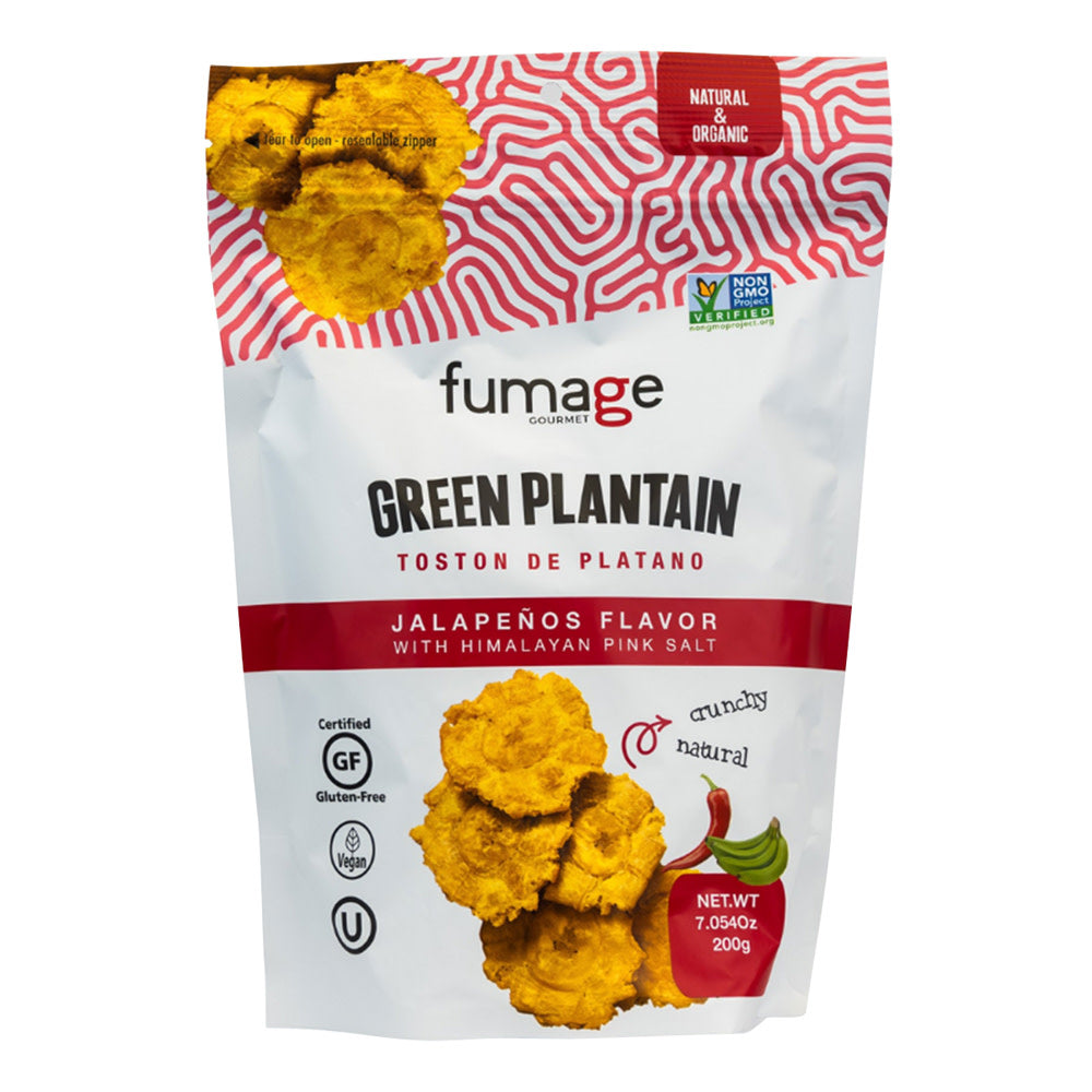 FUMAGE PLANTAIN CHIPS JALAPE&Ntilde;O 7.05 OZ BAG