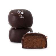Double Chocolate Sea Salt Caramels Dark Chocolate - 5lb Bulk