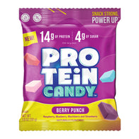 Protein Candy Berry Punch Peg Bags - 12ct