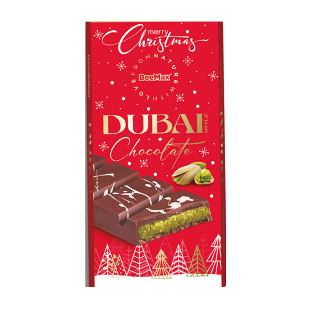 Dubai Milk Chocolate Christmas Bars - 6ct