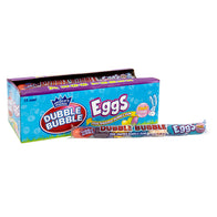 Dubble Bubble Gum Eggs Tubes - 24ct