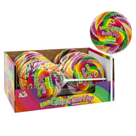 Giant Sour Apple Swirl Pop - 12ct