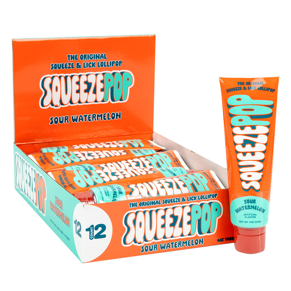 Sour Squeeze Pop Watermelon Tubes - 12ct – CandyStore.com