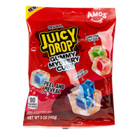 Juicy Drop Gummy Mystery Cube Peg Bags - 12ct