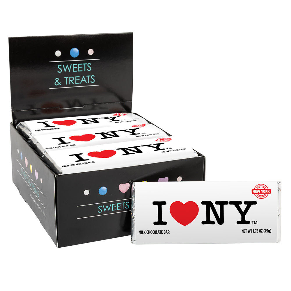 I Love NY Milk Chocolate Bars 1.75oz - 24ct