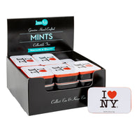 I Love NY Sugar Free Peppermint Mints Tin - 24ct
