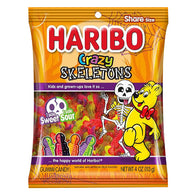 Haribo Crazy Skeletons Peg Bags - 12ct
