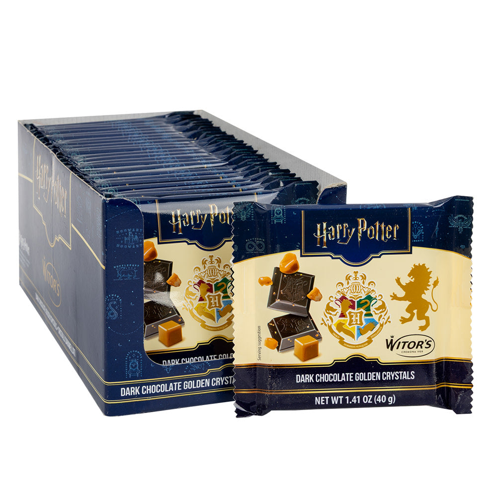Harry Potter Dark Chocolate Golden Crystals Bars - 24ct