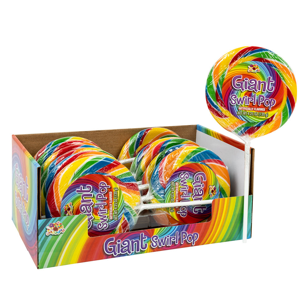 Giant Swirl Pop - 12ct
