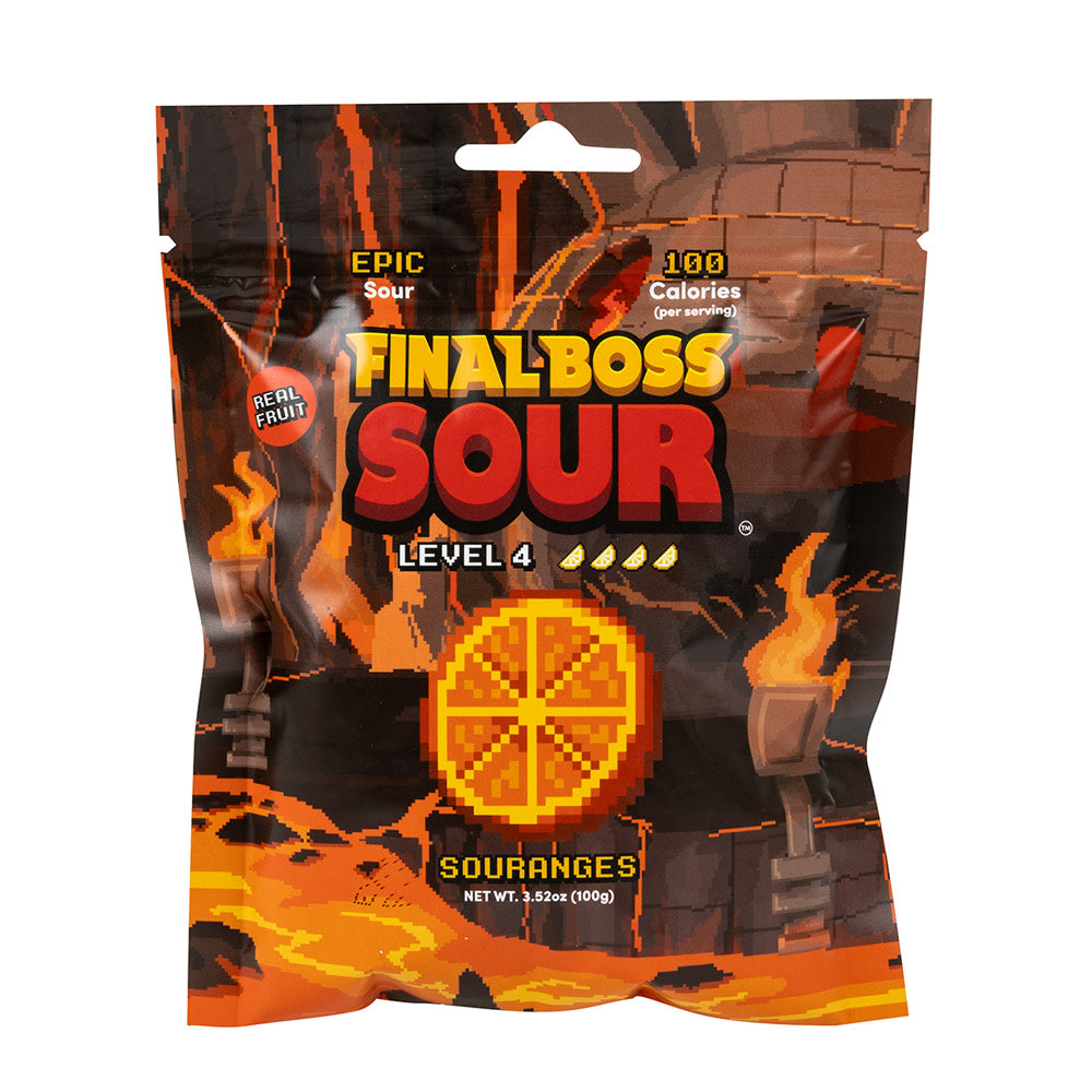 Final Boss Sour Level 4 Souranges Peg Bag - 12ct – CandyStore.com