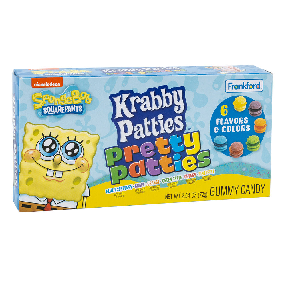 SpongeBob Krabby Patties Pretty Patties Theater - 12ct – CandyStore.com