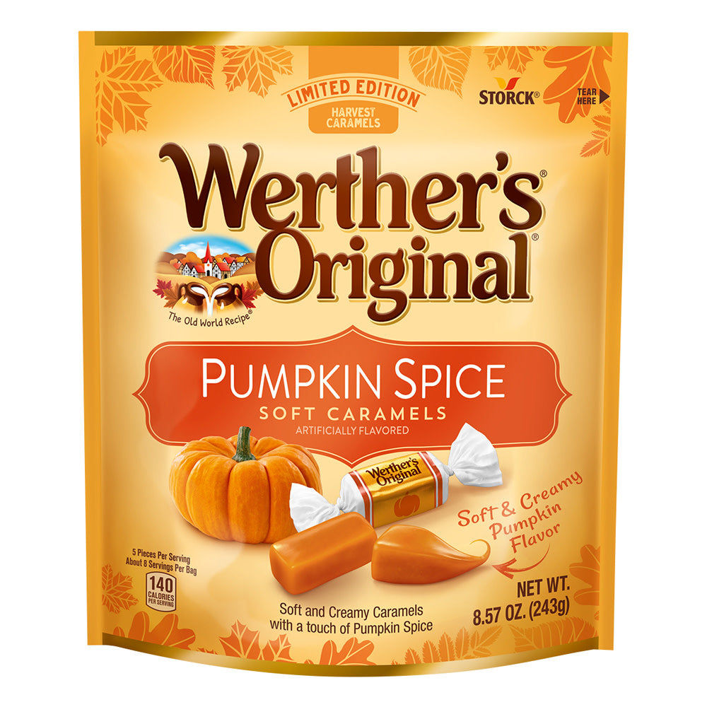 Werther's Original Pumpkin Spice Soft Caramels - 10ct