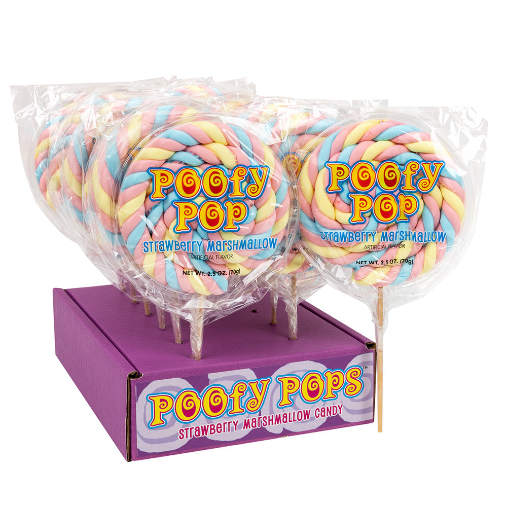 Strawberry Marshmallow Candy - 12ct