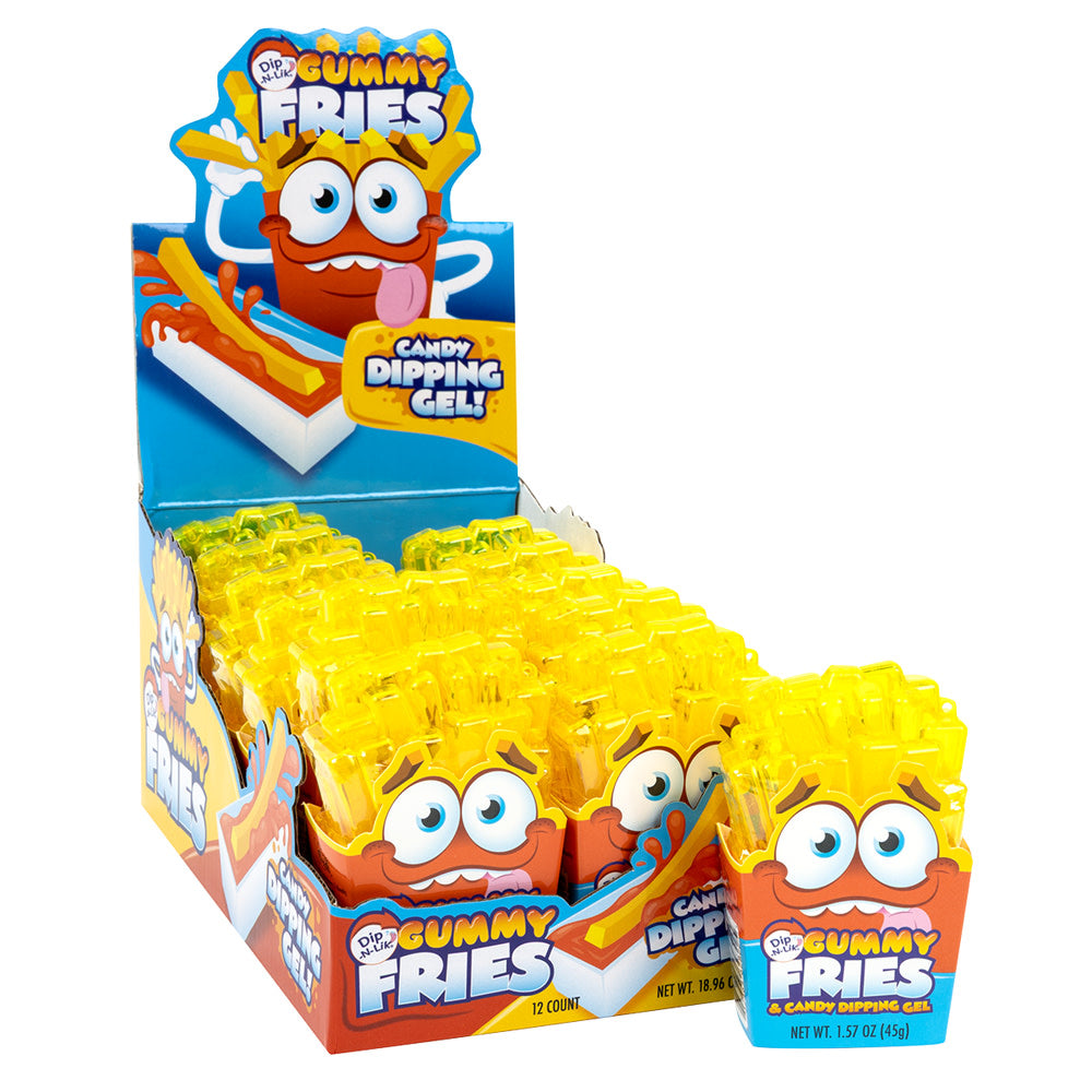 Dip-N-Lik Gummy Fries - 12ct