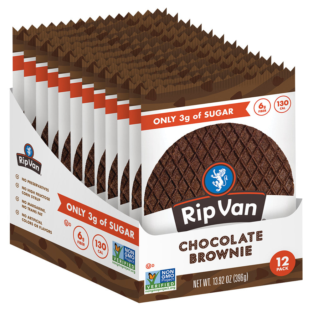 RIP VAN WAFELS LOW SUGAR CHOCOLATE BROWNIE 1.16 OZ
