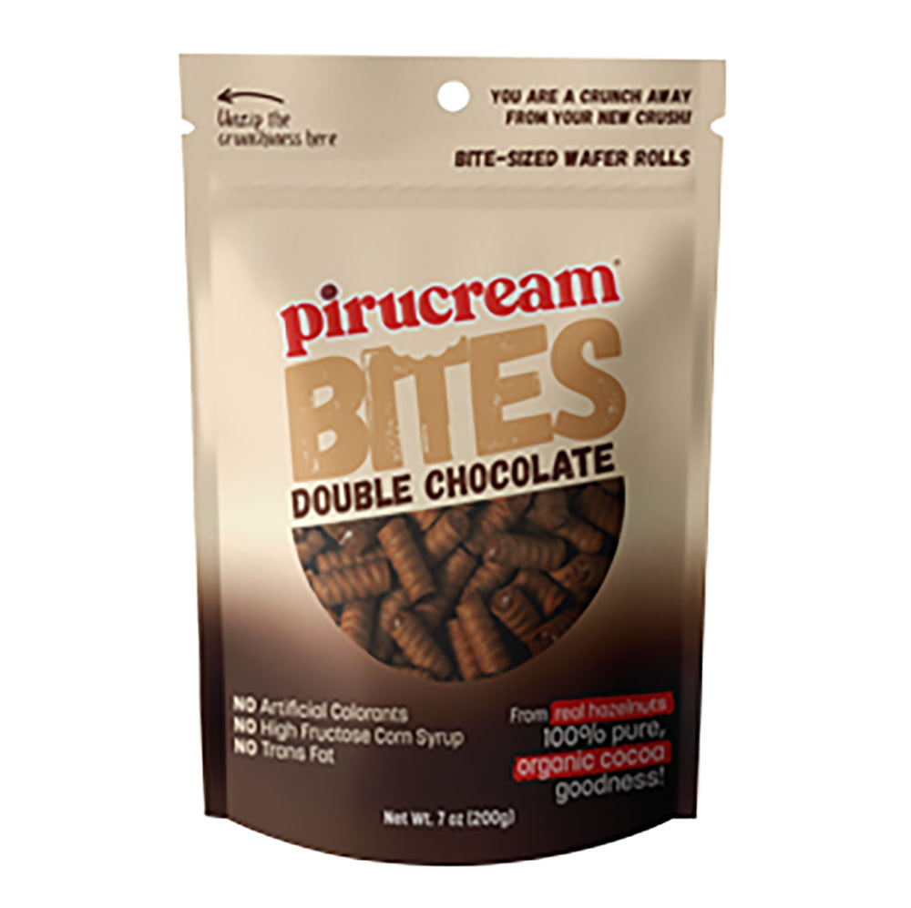 PIRUCREAM BITES DOUBLE CHOCOLATE 7 OZ BAG