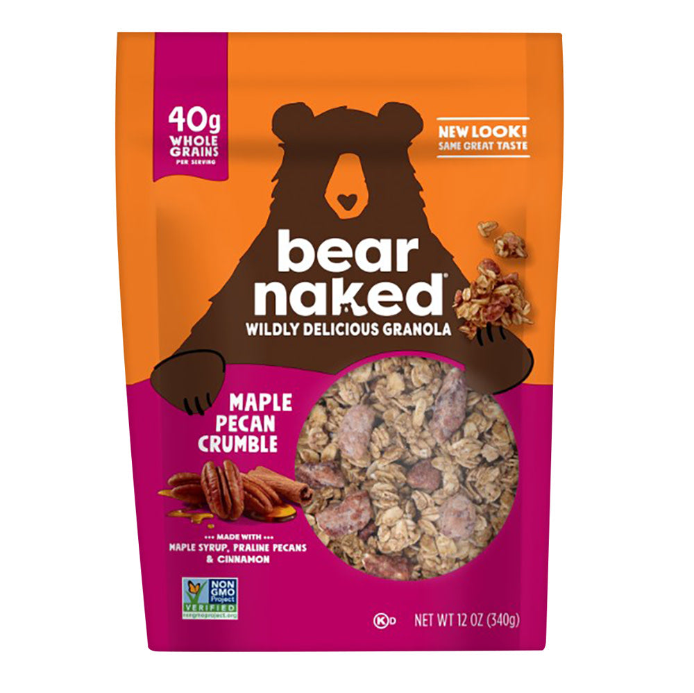 BEAR NAKED MAPLE PECAN GRANOLA 12 OZ POUCH