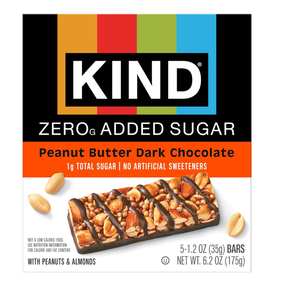 KIND PEANUT BUTTER DARK CHOCOLATE 5 COUNT 6.2 OZ BOX