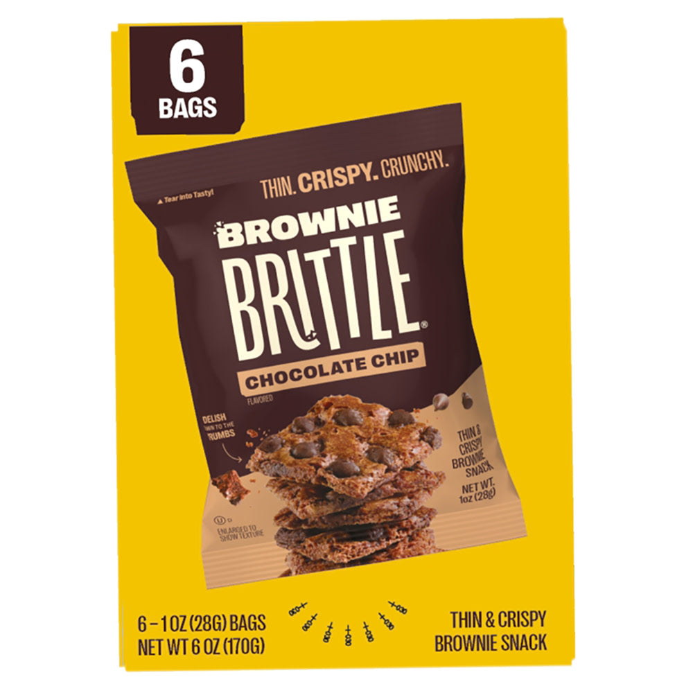 SHEILA G'S BROWNIE BRITTLE SNACK PACK 1 OZ PACK 6 CT BOX